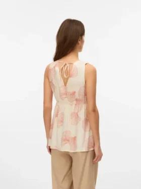 Top mit V-Ausschnitt in Regular-Fit