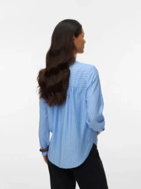Top mit V-Ausschnitt in Regular-Fit