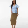 Top mit V-Ausschnitt in Regular-Fit