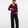 Top mit V-Ausschnitt in Regular-Fit