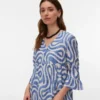 Top mit V-Ausschnitt in Regular-Fit