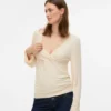 Top mit V-Ausschnitt in Regular-Fit