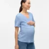 Top mit V-Ausschnitt in Regular-Fit