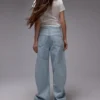 Topshop Baggy-Fit-Jeans mit niedriger Taille
