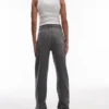 Topshop-Jeans mit hoher Taille und geradem Schnitt