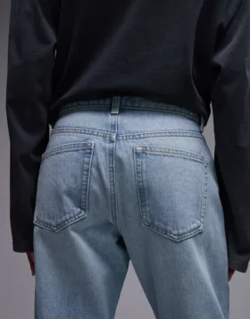Topshop-Jeans mit hoher Taille und geradem Schnitt