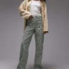 Topshop Jeans mit mittlerer Leibhöhe und lockerer Passform
