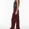 Topshop Jeans mit mittlerer Leibhöhe und weitem Bein