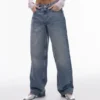 Topshop-Jeans mit niedriger Taille und lockerer Passform