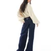 Topshop-Jeans mit niedriger Taille und lockerer Passform