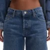 Topshop-Jeans mit niedriger Taille und weitem Bein