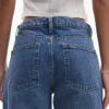 Topshop-Jeans mit niedriger Taille und weitem Bein