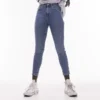 Topshop Skinny-Fit-Jeans mit hoher Leibhöhe