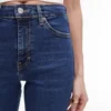 Topshop Skinny-Fit-Jeans mit hoher Leibhöhe