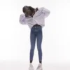 Topshop Skinny-Fit-Jeans mit hoher Leibhöhe