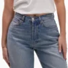 Topshop Straight-Fit-Jeans mit mittlerer Leibhöhe