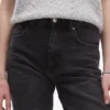 Topshop Straight-Fit-Jeans mit mittlerer Leibhöhe
