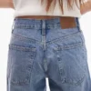 Topshop Straight-Fit-Jeans mit mittlerer Leibhöhe
