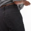 Topshop Straight-Fit-Jeans mit mittlerer Leibhöhe