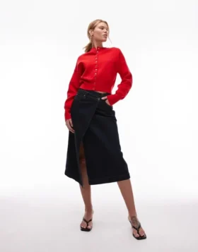 Topshop Strickcardigan mit tailliertem Schnitt