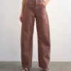Tsbarrel High Rise Barrel Fit Jeans