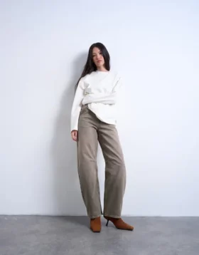 Tsbarrel High-Waist-Jeans im Barrel-Fit