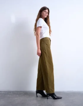 Tsbriana Jeans mit extrem niedriger Taille und weitem Bein