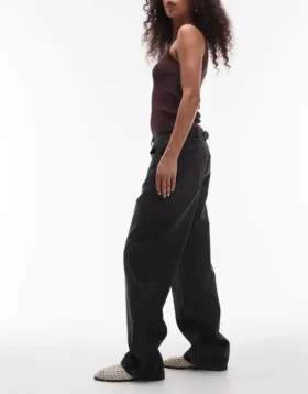 Tscinch Jeans mit niedriger Leibhöhe und weitem Bein