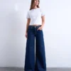 Tsclara Jeans mit mittlerer Leibhöhe und weitem Bein