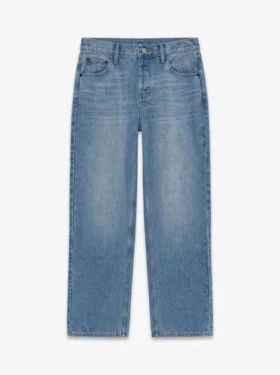 Tsember Jeans mit niedriger Leibhöhe und weitem Bein