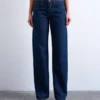 Tsember Jeans mit niedriger Leibhöhe und weitem Bein