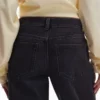 Tsember Jeans mit niedriger Leibhöhe und weitem Bein