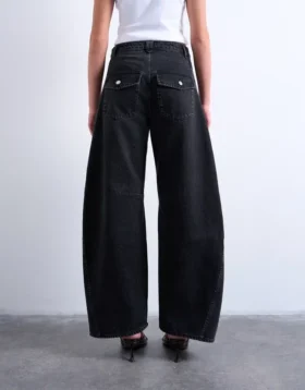 Tsemma High-Rise-Jeans mit Barrel-Fit