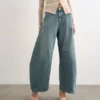 Tsemma High-Rise-Jeans mit Barrel-Fit