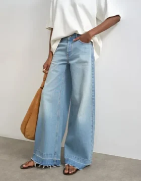 Tshorizon Jeans mit mittlerer Leibhöhe und weitem Bein
