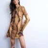 Tsjill Midi-Kleid