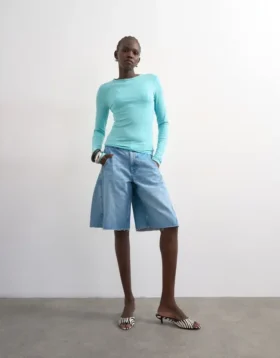 Tsjoa Denim-Shorts