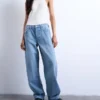 Tslowrie Low-Rise-Jeans in Baggy-Passform