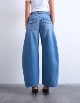 Tsnanna Barrel Fit Jeans