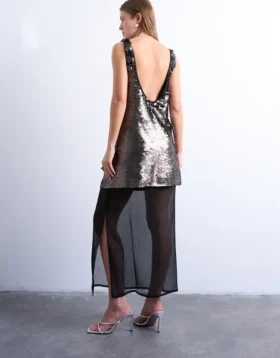 Tsnora Midi-Kleid