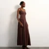 Tssvea Midi-Kleid
