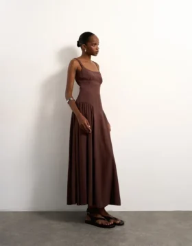 Tssvea Midi-Kleid