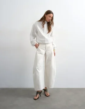 Tstilda Jeans mit mittlerer Leibhöhe und Barrel-Fit