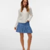 Vmadine kurzer Short-Rock mit hoher Taille