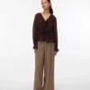 Vmalessia Hose mit hoher Taille