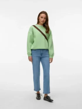 Vmamara Mid-Rise-Jeans in gerader Passform