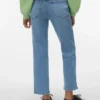 Vmamara Mid-Rise-Jeans in gerader Passform