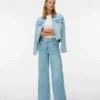 Vmannet Jeans mit mittlerer Leibhöhe und weitem Bein