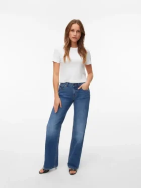 Vmasta Low-Rise-Jeans mit Bootcut-Passform