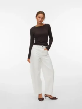 Vmbillie High-Rise-Jeans in Barrel-Fit